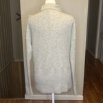 Summersalt The Luxe Cashmere Blend Funnel Neck Mix Stitch Sweater New Grey XS Photo 5