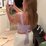 Amazon Lilac Wrap Around Crop Top Photo 2