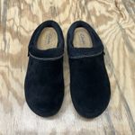 Clarks  Roseville Echo Slip On Clog Black Suede Womens 6.5 Support Comfort Photo 5