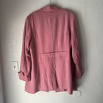 Merona  Y2k Pink Wool Blend Button Front Coat Jacket Women's Preppy Blair Waldorf Photo 7
