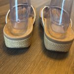 Vionic Sandals Womens 10 Mimi Wedge Flip Flop in Brown Flower detail cute spring Photo 7