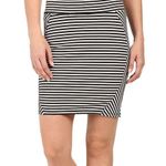 Toad & Co  Transita Skirt Striped Black White Photo 1