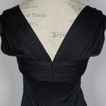 BCBGMAXAZRIA  Timeless Classic Black Formal Sweetheart Retro Midi Dress Size XS Photo 3