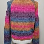 BB Dakota  Ombre Multicolored Wool Blend Crewneck Sweater Size Medium Photo 3