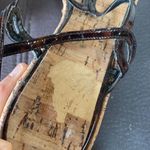 Stuart Weitzman Brown Cork Wedge Sandals Size 8 Photo 6