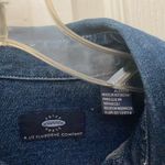 Liz Claiborne FINAL MARKDOWN Crazy horse denim shirt medium Photo 3