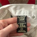 BLANK NYC White High Waisted Distressed Denim Jean Shorts Size 25 Waist Photo 4