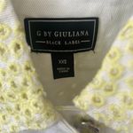 Black Label White and Yellow eyelet denim jacket  Photo 1