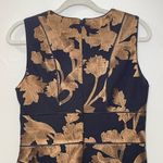 Carlisle Collection Black & Gold Embroidered Women’s Dress Size 4 Photo 5