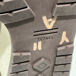 Toms Woman’s Tom’s Size 9 Wedge Heel Bootie Chestnut Brown Suede Stk#709 Photo 9