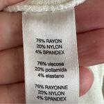 Chico's  Off White Cream Cut Out Tunic Blouse 1 Medium Photo 6