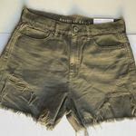 American Eagle Women’s Highest Rise Mom Shorts Sz 8 (29W) Green Y2K Festival New Photo 0