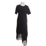 ZARA ✨ Trafaluc Knit Fringe Striped Midi Tee Sz Small Dress✨ Photo 3