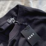 DKNY ποΈ Colorblock Black, White + Gray Crew Sweater Photo 6