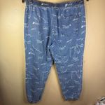 Teddy Fresh  All Over‎ Print 2XL Denim Joggers Graffiti Drawstring Waist Pants Photo 5