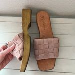 Matisse Footwear Matisse Hamptons Platform Slides Sandals Dusty Rose Pink Suede Shoes Photo 4