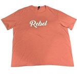 Dist Rict NWOT Extremely Soft With Stretch  Tee With Rebel Saying Across F… Photo 0