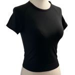 PINK - Victoria's Secret  Women Size Small Black Seamless Shirt Workout Yoga (5-250) Photo 0