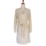 Lascana Cream Wrap Sweater Dress Size 8 Photo 10