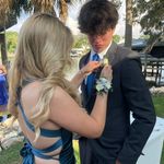 Windsor Teal Prom Dress Photo 3