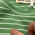 Marine layer  Womens Size‎ XL Green White Lydia Textured Stripe Tank *FLAWED NEW Photo 7