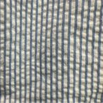 Talbots Blue White Stripe Textured Pencil Skirt Button Accents Plus Size 14 NWOT Photo 5