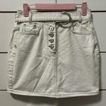Urban Outfitters BDG White Denim Mini Skirt Photo 0
