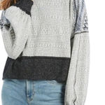 We The Free Free People  At The Lodge Cropped Pullover Turtleneck Sweater XS Photo 0