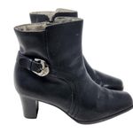 Mountain Lake Dress Boots Side Zip Closure With Buckle Square Toe Black Size 8.5 Photo 7