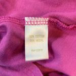 Garnet Hill Peplum Tunic Top Womens XL Drop Waist Casual Raspberry Soft Boho Photo 3