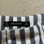 ZARA  Black and White Striped Wide Leg Pants Photo 1