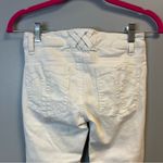 Tripp NYC Jeans White Knee Slit Jeans Sz 3/26 EUC Skinny Distressed Denim Photo 11