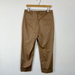 Hugo Boss  Cotton High Rise Button Fly Tachino2 Trouser in Medium Beige Photo 6