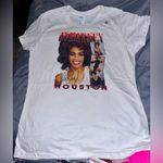 New! Whitney Houston White Short Sleeve T Photo 1