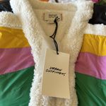 Urban Outfitters NWT X BDG Nylon Sherpa Vest Jacket Colorblock Photo 6