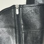Marc Fisher  Knee High Riding Boots Womens 9 M Pebbled Black Leather Equestrian Photo 3