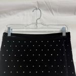 Rebecca Minkoff Black Betsy Rhinestone Velvet Mini Skirt Sz 0 NWT Photo 3