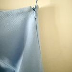 Dress the Population  One Shoulder Midi Dress in Light Blue Size M Photo 4