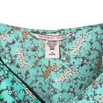 Victoria's Secret  Sleep Cami Size Medium Teal Sleeveless Tiger Print Tank Top Photo 2