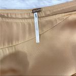 Free People FP  Marie Gold Satin Asymmetrical Hem Skater Skirt Sz 8 NWOT Photo 4