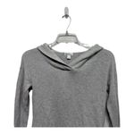 Market & Spruce Pullover Hooded Sweater Size Small Light Gray Knit Cotton Blend Photo 1
