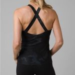 prAna  Layna Bra Tank Black Camo NWT Photo 2