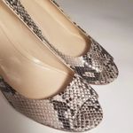 Calvin Klein Kail Faux Snake Skin Open Toed Heels size 10 Photo 2