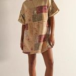 Free People NWT Lover Sweatshirt In Eggnog Combo Photo 1