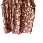 a.n.a  Women's‎ Size Large Cotton Floral Peasant Cottage Boho Sleeveless Blouse Photo 2