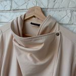 H by Halston Women's Drape Front Jacket Pink Size 1X Cowl Neck Photo 5