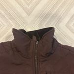 The North Face Women's Dark Brown Fleece Zipper Jacket Size S Photo 2