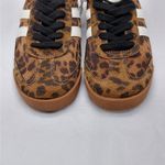 Steve Madden Benett Womens Sneakers Sz 7M Leopard Print Lace Up Low Top Gum Sole Photo 4