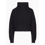Aritzia Aritiza Wilfred black Montpellier 100% Merino Wool Waist Turtleneck size XS Photo 1