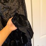 Milly  Black velour Wide Leg Pants Photo 3